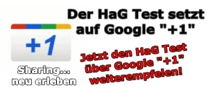 HaG Test nun auf Google +1